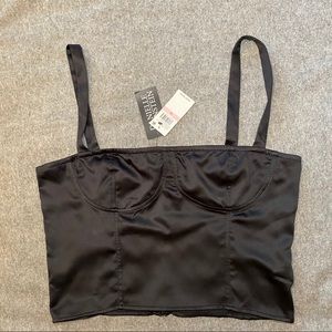 WeWoreWhat Danielle Bernstein Bustier Top NWT